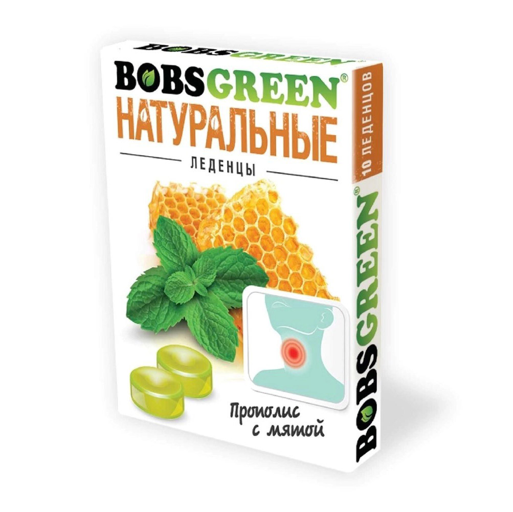 Леденцы прополис с мятой